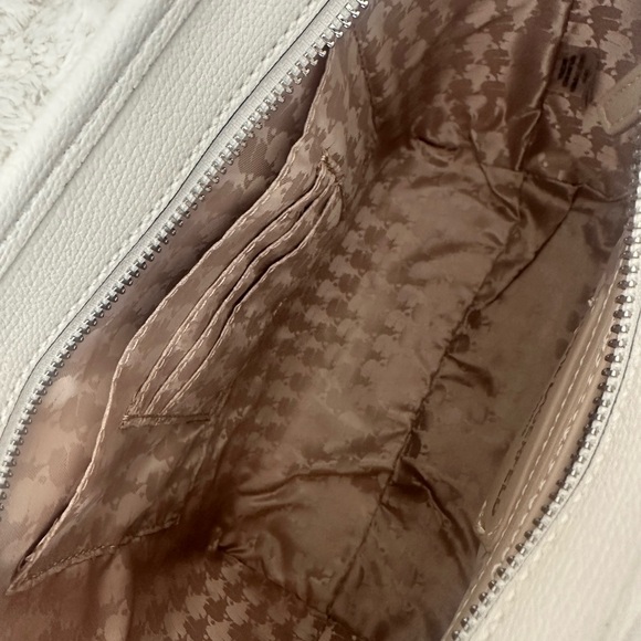 Karl Lagerfeld Winter White Satchel with Floral Details - Picture 8 of 9